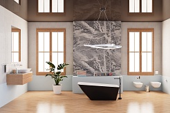 Frank Акриловая ванна 170х80 F6106 black/white – фотография-6